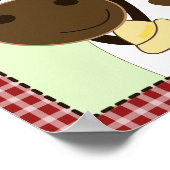 BOERDERIJ BABIES-KOE 8x10 BABY NURSERY-RUIMTE Poster (Hoek)