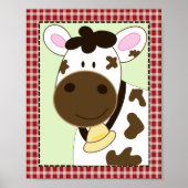 BOERDERIJ BABIES-KOE 8x10 BABY NURSERY-RUIMTE Poster (Voorkant)