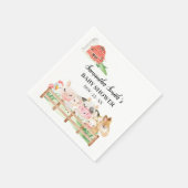 Boerderij Baby Baby shower Servet (Hoek)