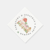 Boerderij Baby Baby shower Servet (Hoek)