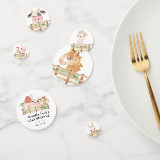Boerderij Baby Baby showers Confetti (Groep)