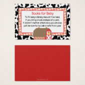 Boerderij Baby  Baby showers Visitekaartje (Voorkant /achterkant)