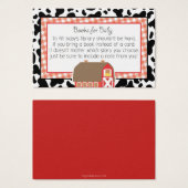 Boerderij Baby  Baby showers Visitekaartje (Voorkant /achterkant)