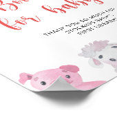 Boerderij - Baby Library Poster (Hoek)