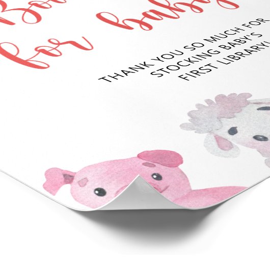 Boerderij - Baby Library Poster (Hoek)