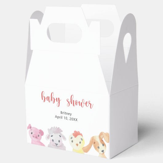 BOERDERIJ BABY SHOWER - BABY SHOWER BEDANKDOOSJES (Geopend)