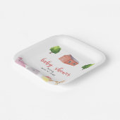 BOERDERIJ BABY SHOWER - BABY SHOWER PAPIEREN BORDJE (Gebogen)