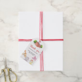 Boerderij baby shower - dank je cadeaulabel (Met Touw)