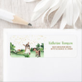 Boerderij Baby shower Etiket voor windmolens (Insitu)