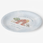 Boerderij Baby shower Papieren Bordje (Gekanteld)