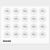 Boerderij Baby shower Sticker (Vel)