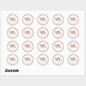Boerderij Baby shower Sticker (Vel)