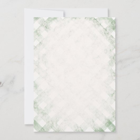 Boerderij Baby shower-uitnodiging Boy Boho Kaart (Achterkant)