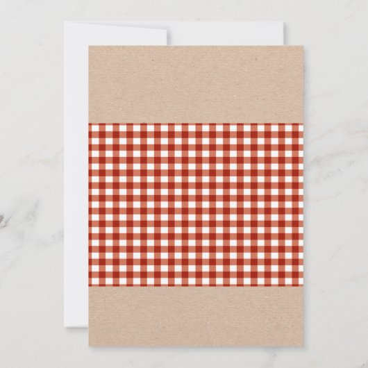 Boerderij baby shower-uitnodiging kaart (Achterkant)