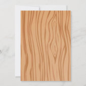 Boerderij baby shower verjaardaguitnodiging kaart (Achterkant)