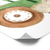 Boerderij Baby shower Welkomstbord Poster (Hoek)