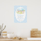 Boerderij Baby shower Welkomstwoord Poster (Keuken)