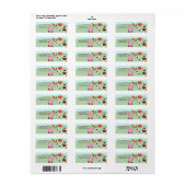 Boerderij Baby's Barnyard PRINTABLE ADRESETIKETTEN Etiket (Full Sheet)