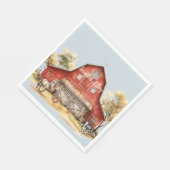 Boerderij Barn Animals Country Wedding Servet (Hoek)