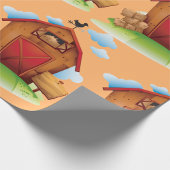 Boerderij Barn Cadeaupapier