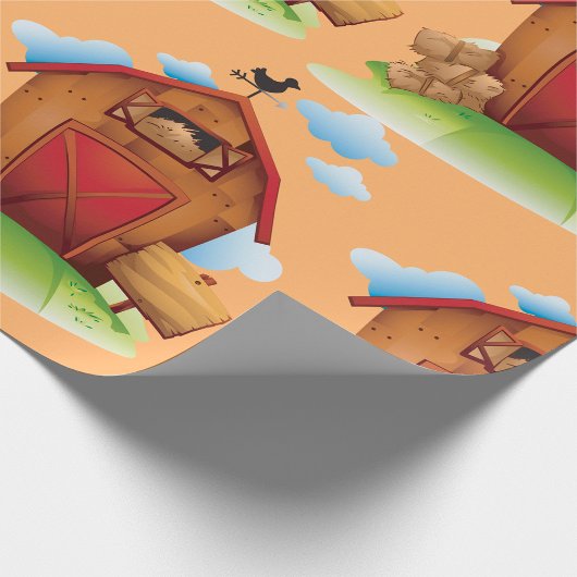 Boerderij Barn Cadeaupapier