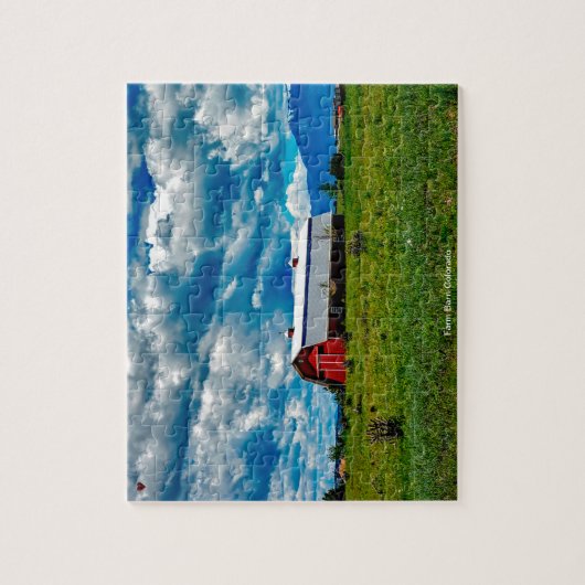 Boerderij Barn Colorado Legpuzzel (Verticaal)