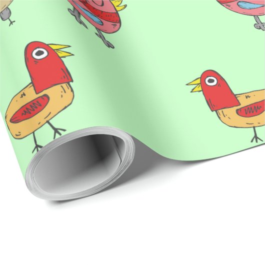 Boerderij Barn Gift Cadeaupapier (Rol Hoek)