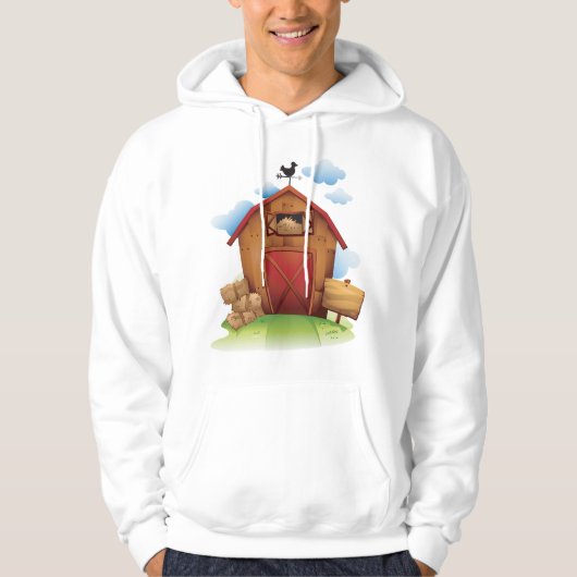 Boerderij Barn Hoodie (Voorkant)