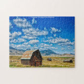 Boerderij Barn Montana. Jigzaag Puzzle Legpuzzel (Horizontaal)
