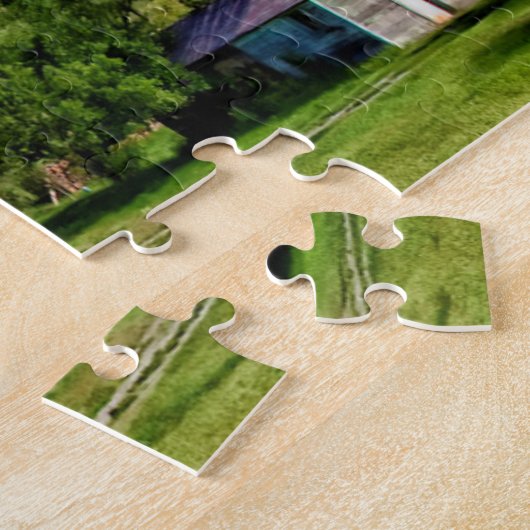 Boerderij Barn Montana. Legpuzzel (Zijkant)