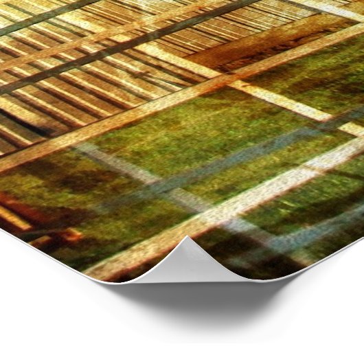 Boerderij Barn sinds 1933 Poster (Hoek)