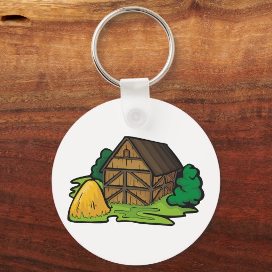 Boerderij Barn Sleutelhanger (Voorkant)