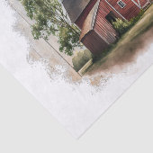 Boerderij Barn Tissuepapier (Detail)
