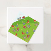 Boerderij Barn verjaardagsfeestje Bedankjes Labels (In situ)