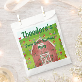 Boerderij Barn verjaardagsfeestje Bedankzakje