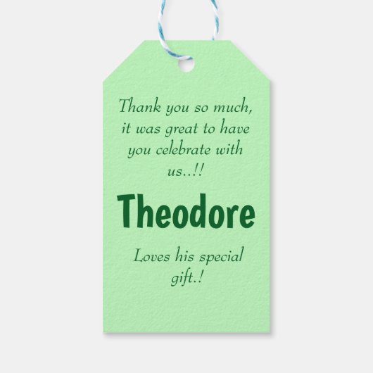 Boerderij Barn verjaardagsfeestje gunst Cadeaulabel (Achterkant)