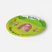 Boerderij Barn verjaardagsfeestje Papieren Bordje (Gekanteld)