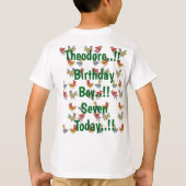 Boerderij Barn verjaardagsfeestje T-shirt (Achterkant)