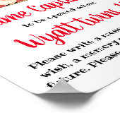 Boerderij Barnyard 1st Birthday Time Capsule Poster (Hoek)