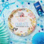 Boerderij Barnyard Animal Birthday Papieren Bordje (Feest)