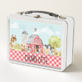 Boerderij Barnyard Animal Monogram op persoonlijke (Voorkant)