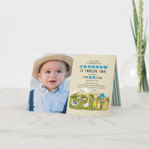  Boerderij barnyard Animals Foto 2e verjaardag