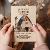 Boerderij Barnyard Animals Verjaardag Kaart