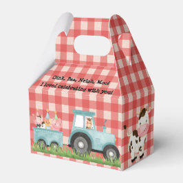 Boerderij Barnyard Birthday Party Favor Box Bedankdoosjes