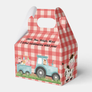 Boerderij Barnyard Birthday Party Favor Box Bedankdoosjes