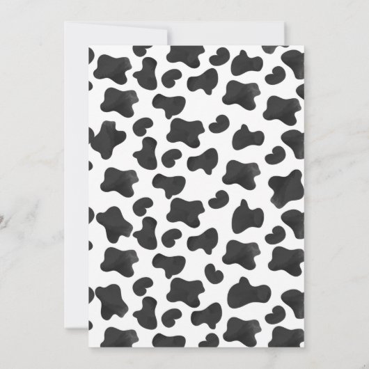 Boerderij Barnyard Birthday Party Kaart (Achterkant)