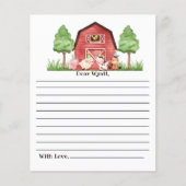 Boerderij Barnyard, eerste keer Capsule Kaart (Voorkant)