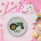 Boerderij Barnyard Tractor Verjaardagsfeest Custom Papieren Bordje (Feest)