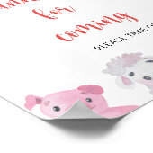 Boerderij - Bedankt voor uw komst Poster (Hoek)