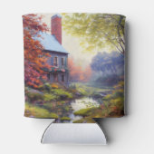 Boerderij/beek/bossen/schilderen Blikjeskoeler (Achterkant)